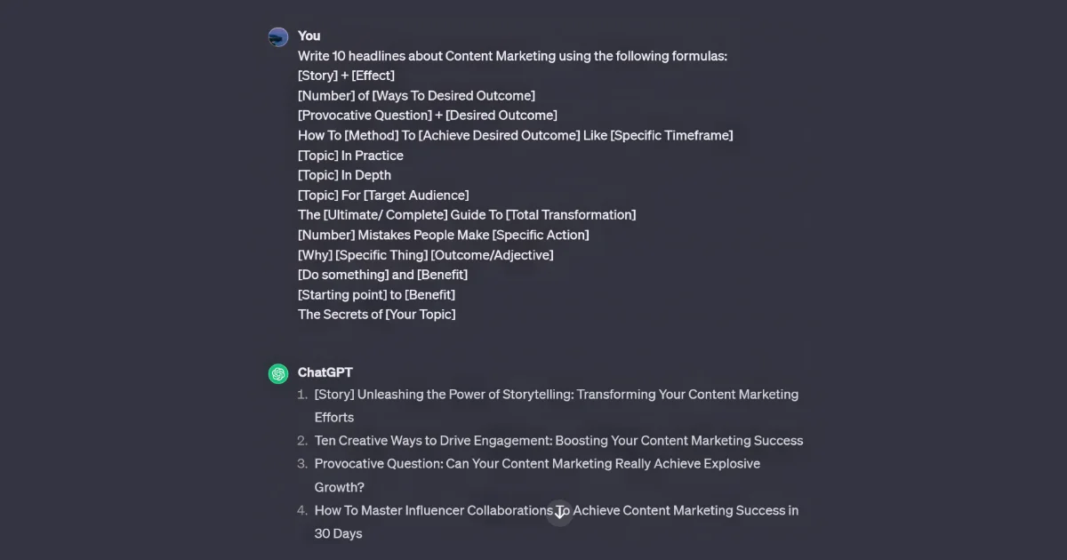 Combine Headlines ChatGPT