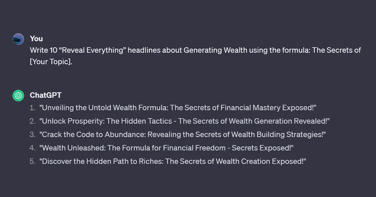 Reveal Everything ChatGPT Prompt