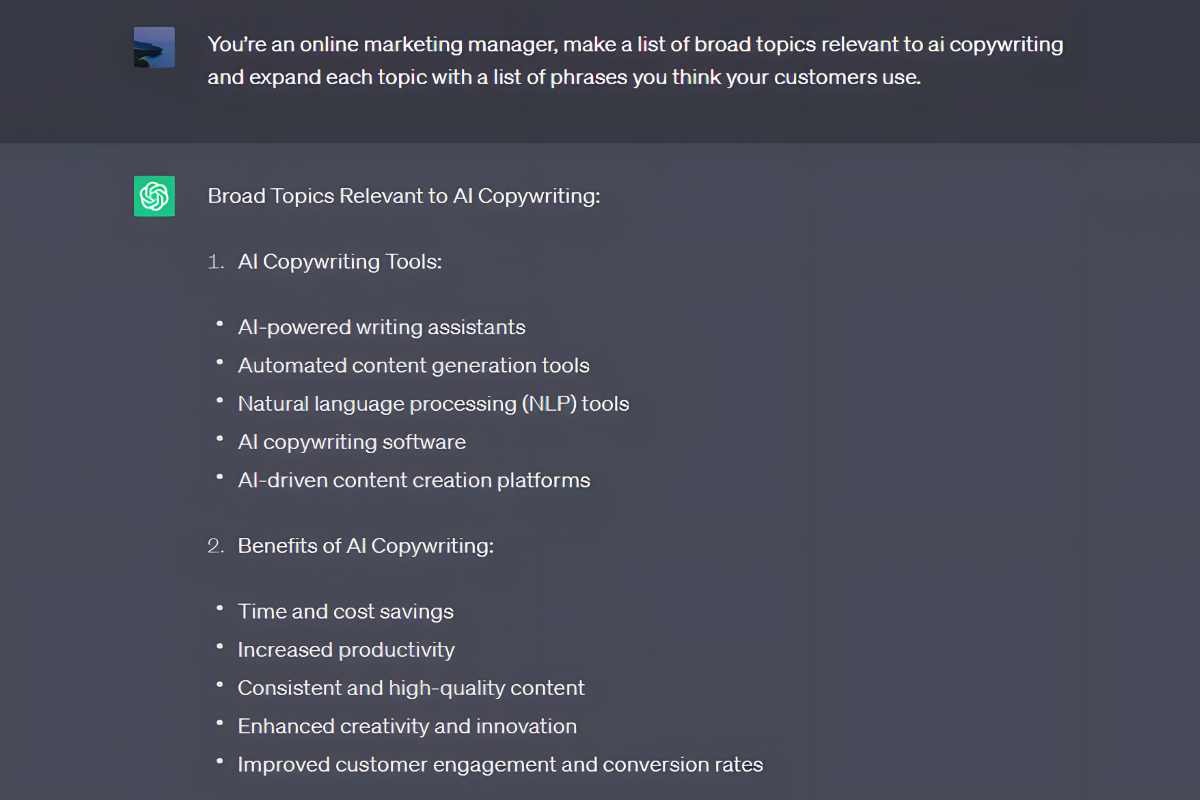 ChatGPT Broad Topics