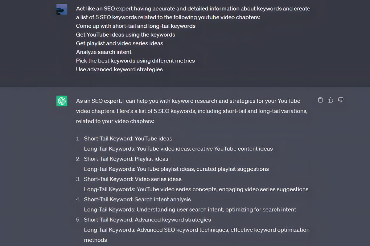 Keywords From Video Titles